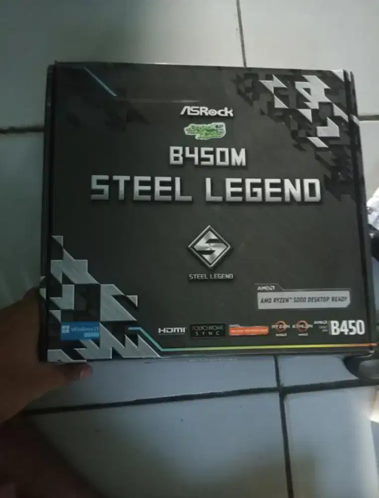 Motherboard B450M Steel Legend