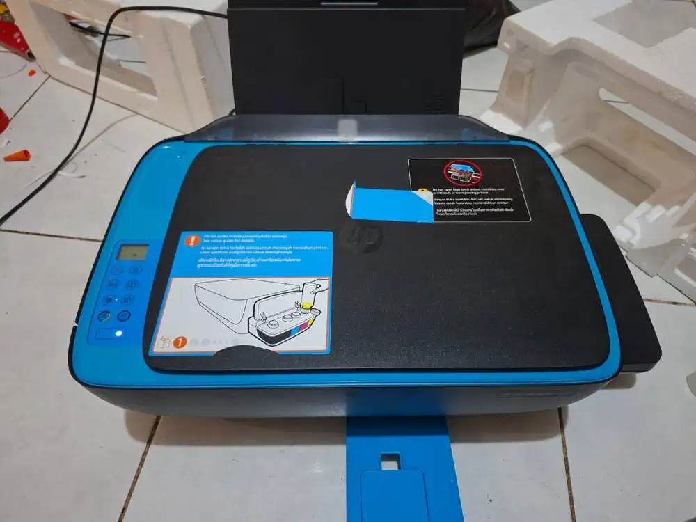 [BEKAS] Printer HP Ink Tank Wireless 419 + Tinta Hitam Belum Pakai