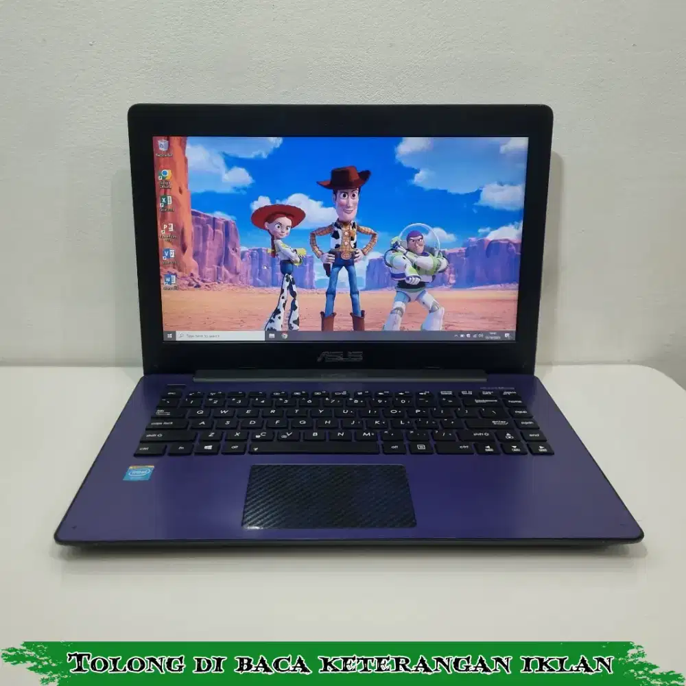 Laptop asus X453M intel windows 10 pro ori, siap pakai kerja & sekolah