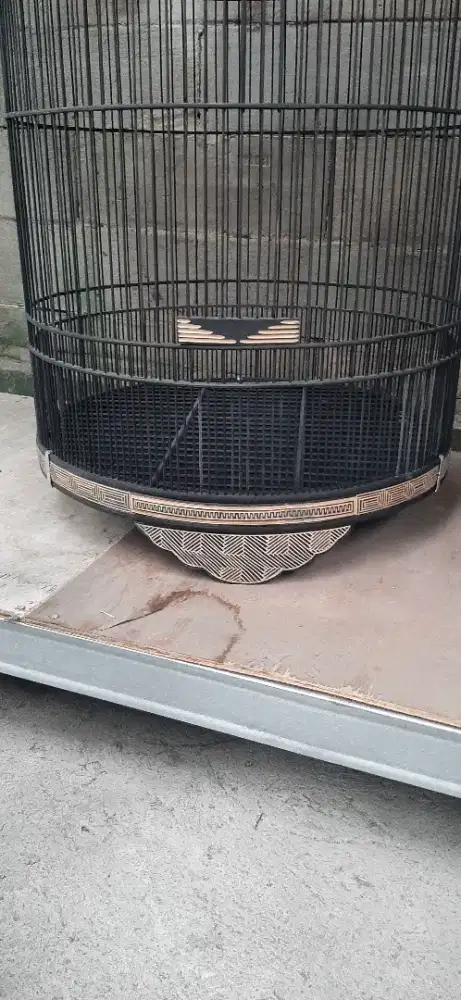 Sangkar murai harian model ukir / cukit
