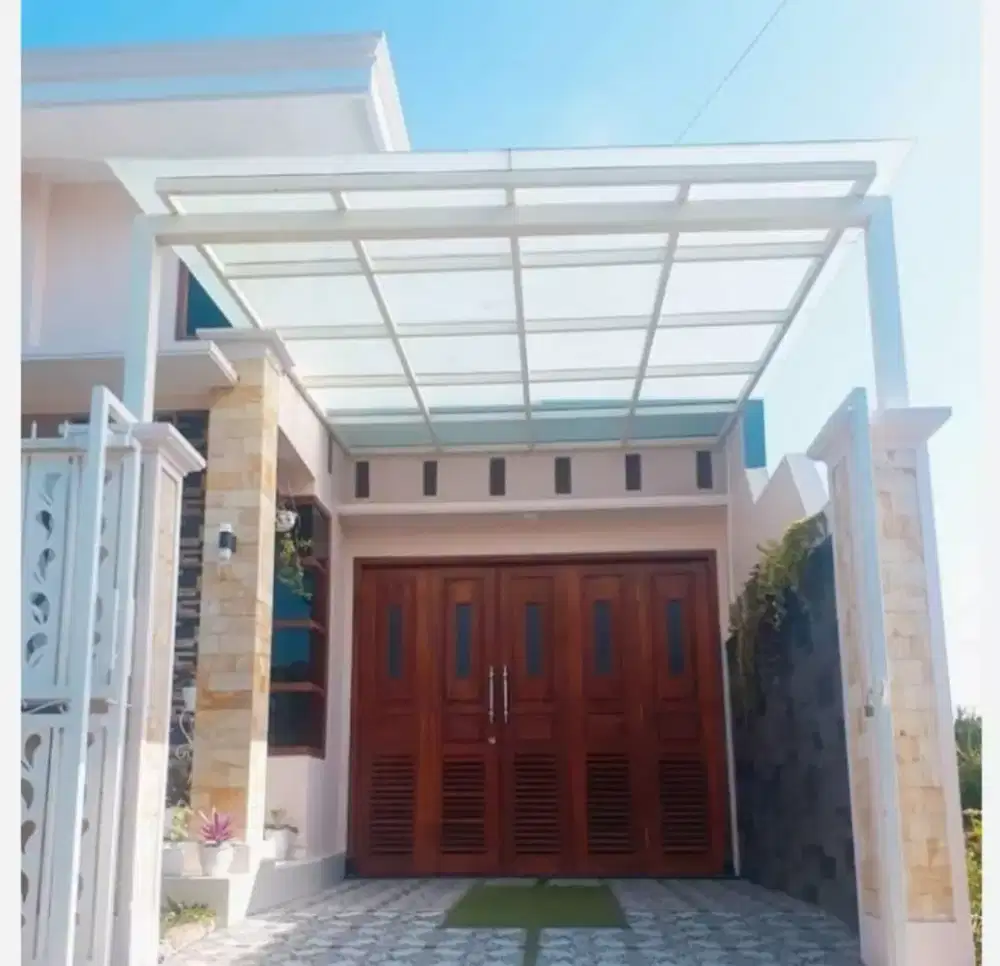 kanopy Alderon & pagar minimalis