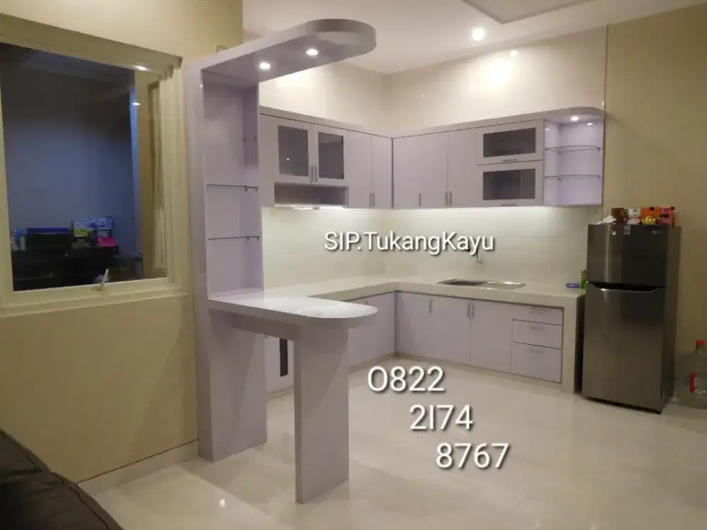 KITCHEN SET BERKUALITAS MURAH, BERGARANSI Full. Bebas design sendiri!