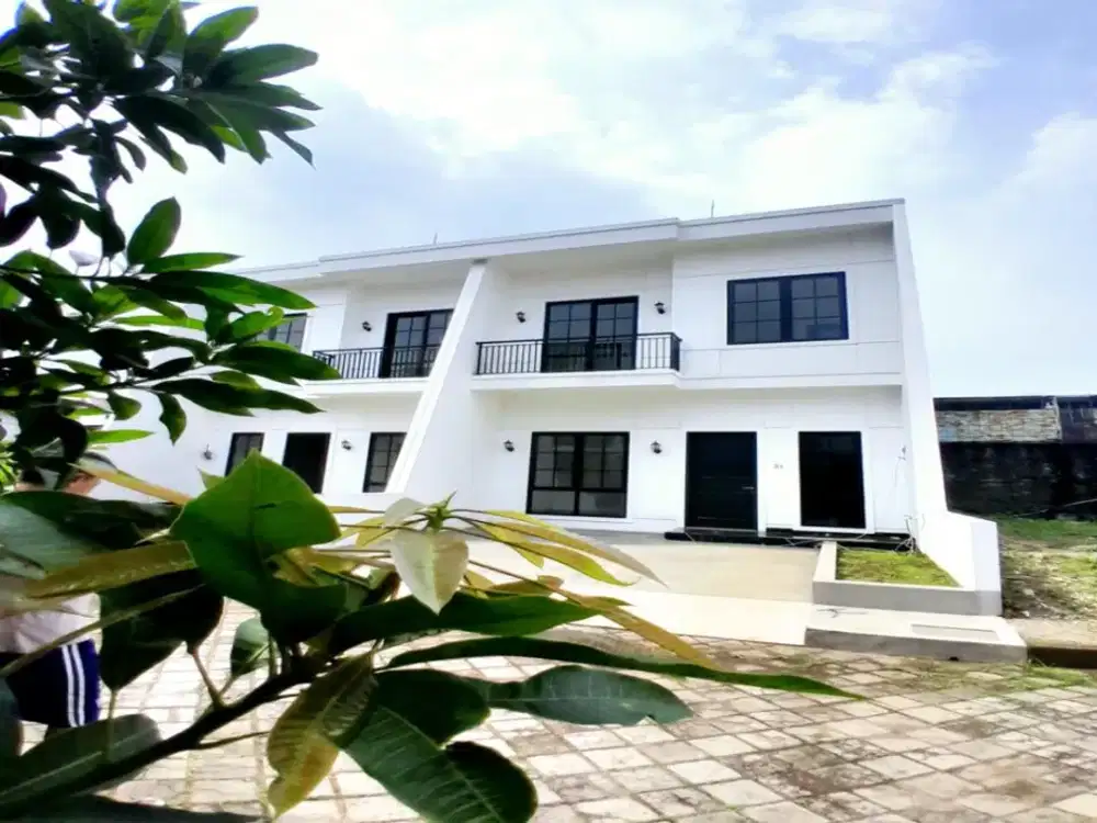 rumah cluster strategis pinggir jalan raya jatimakmur