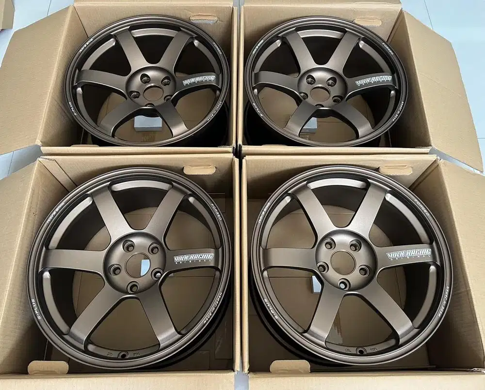 Japan Rays TE37 Saga Ring 18 5x114 Velg Original Ori Jepang JDM R18