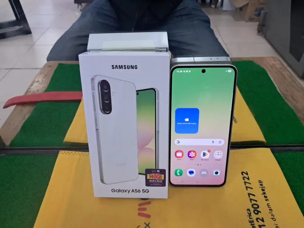 Samsung A56 5G 8/256 gb mulus sperti Baru lengkap no minus
