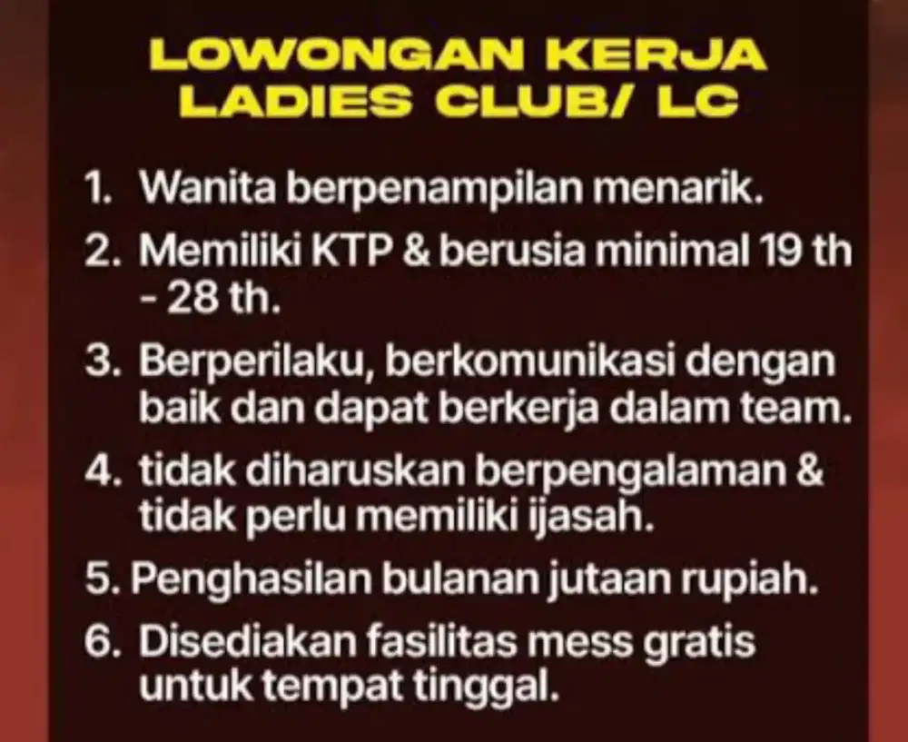 Lowongan terbaru spa & karaoke