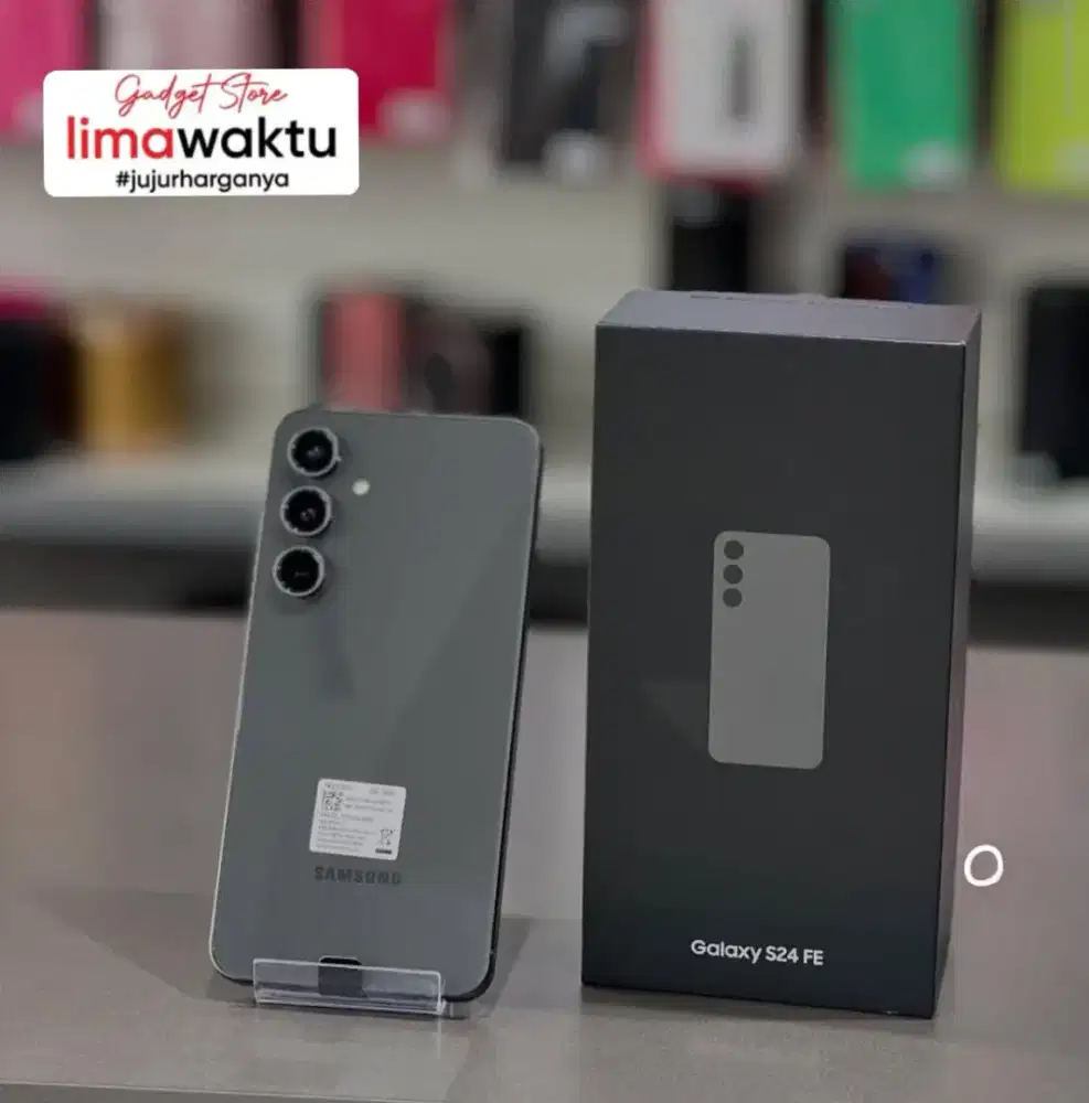 SAMSUNG S24 FE 8/256 NEW SEGEL, BISA KREDIT DP 0 DAN TUKAR TAMBAH