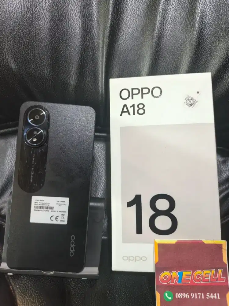 Oppo A18 Ram 4+4/128GB Fullset Ori Mulus