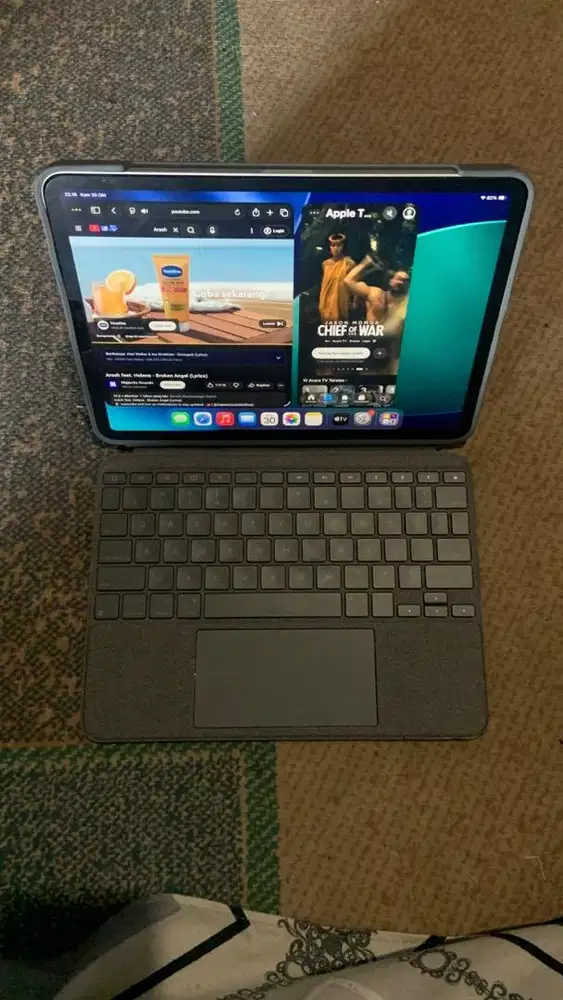 Sepaket Ipad pro M2 Ibox + smartkeyboard 2jt an