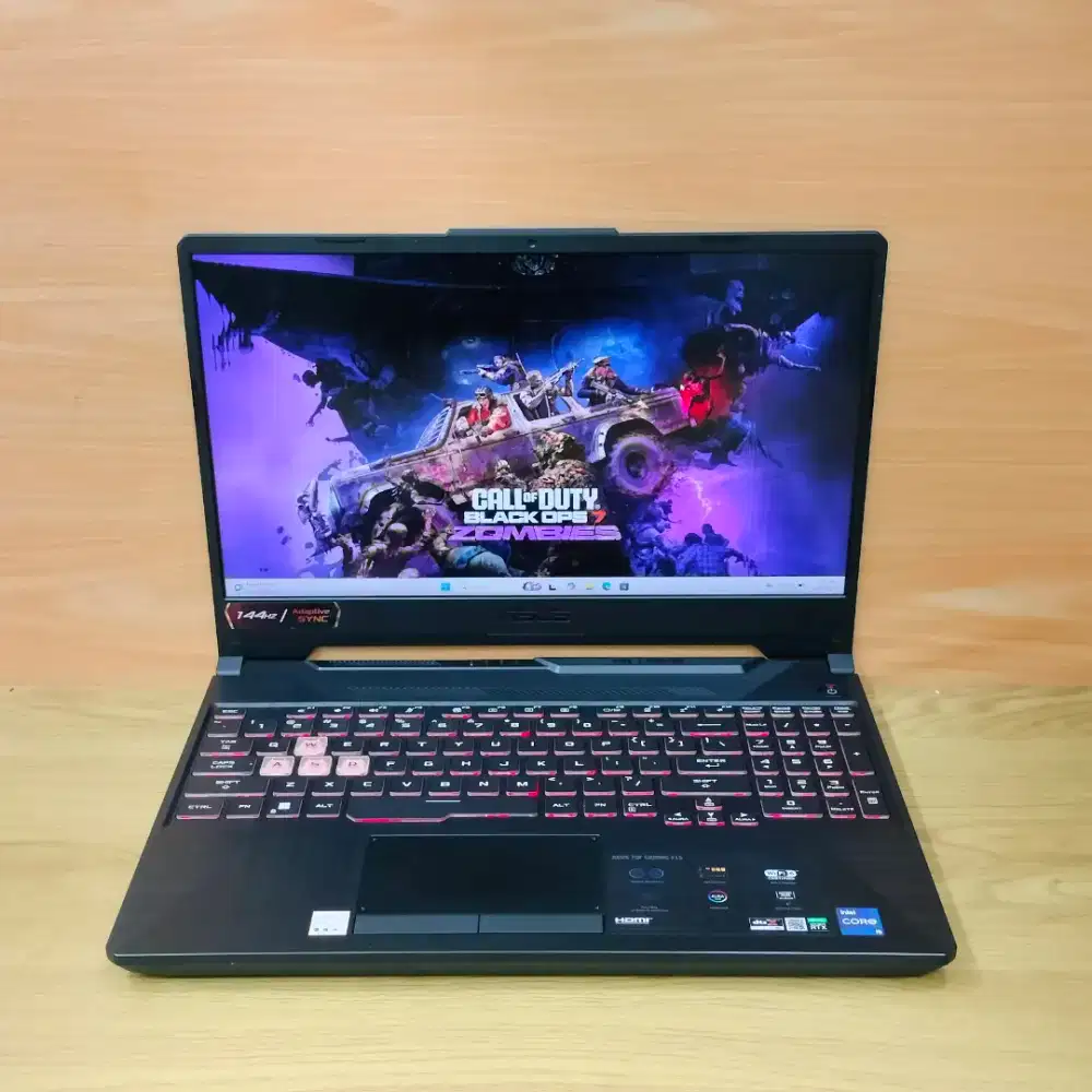 Laptop gaming asus tuf fx506h I5-11400H RTX 3050 ram 16/512gb ips 144H