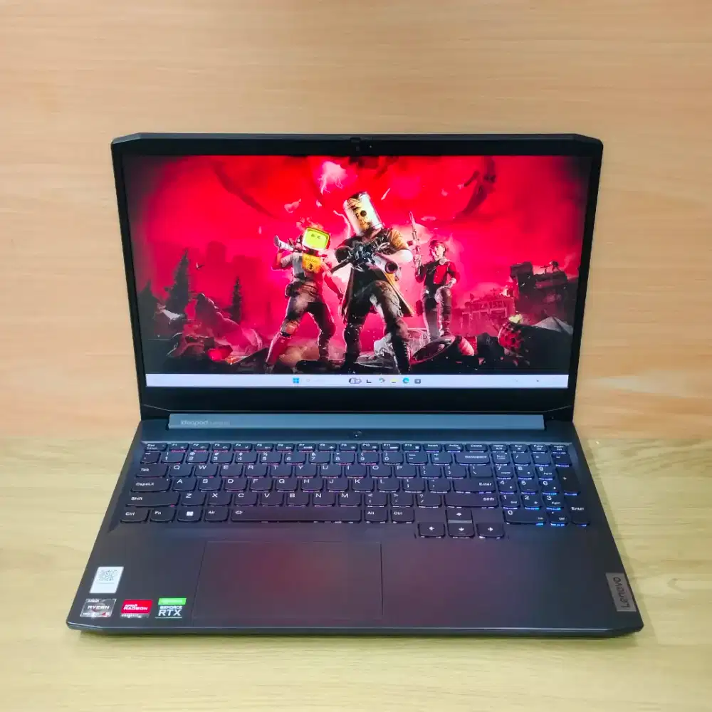 Laptop lenovo ideapad gaming 3 ryzen 5-5600H rtx 3050 ram 16/512gb