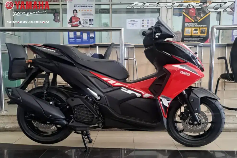 [ Motor Baru ] aerox alfha 155cc vva merah