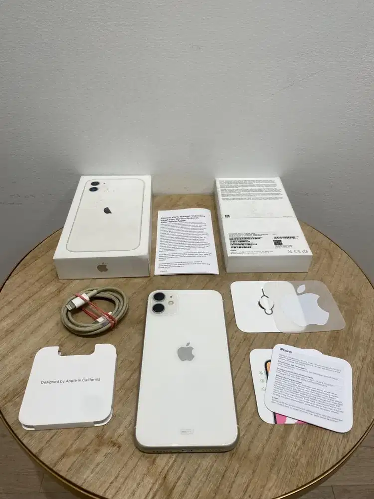 Second iBox iPhone 11 128GB White Fullset Anti Blokir