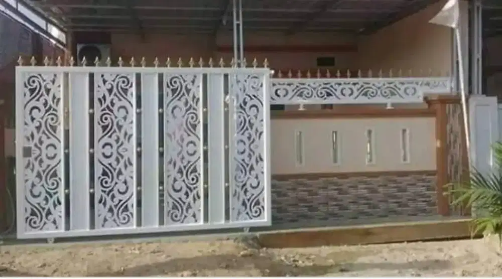 Pagar rumah minimalis modern