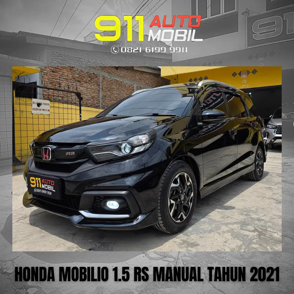 HONDA MOBILIO 1.5 RS MANUAL TAHUN 2021 HITAM