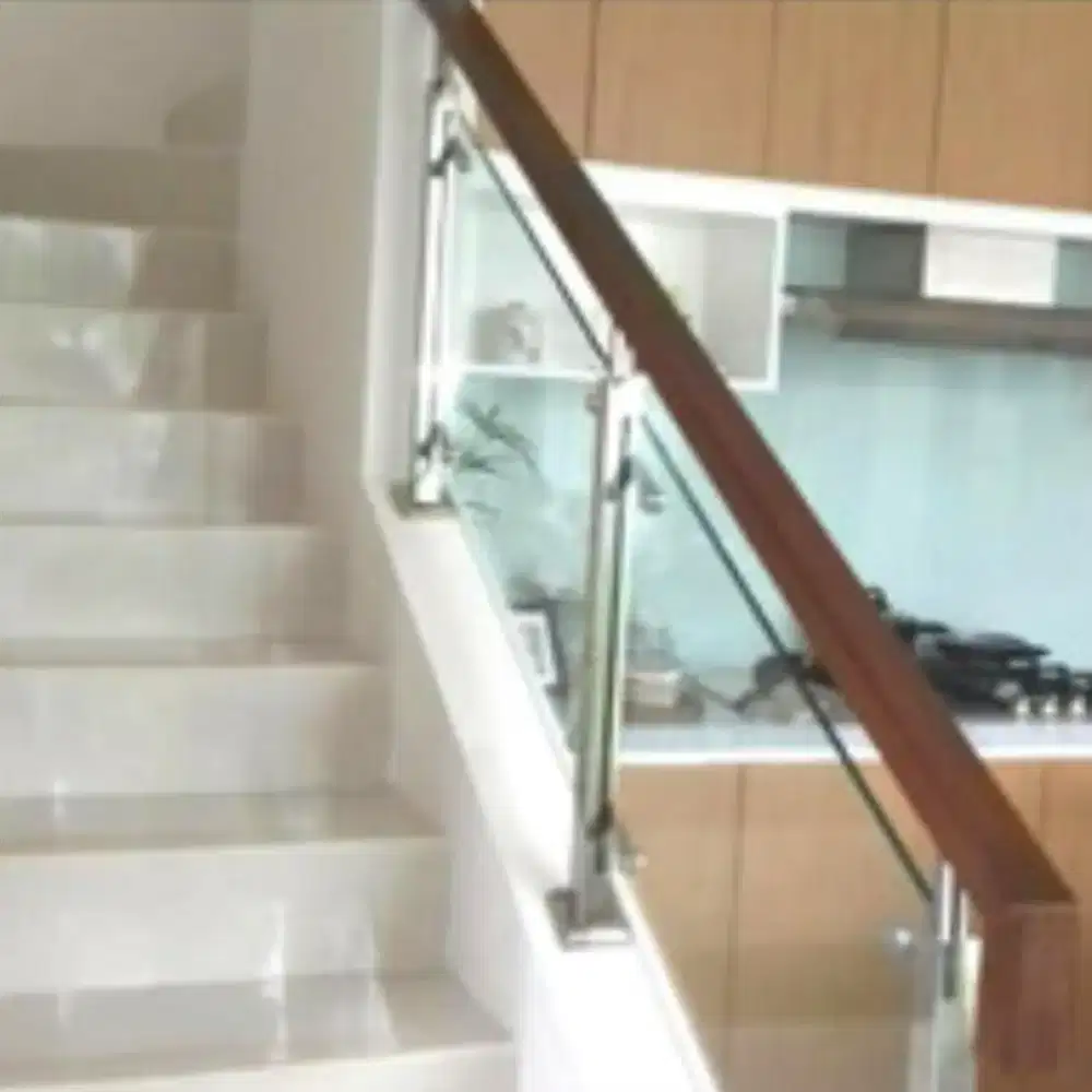 Railing tangga stainless modern #27