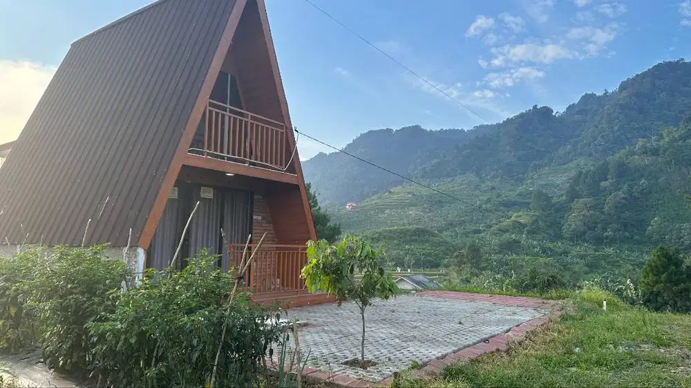 Jual Tanah SHM + Villa di Puncak 1000 Mdpl Panoramic Highland Bogor