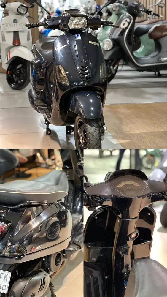 PIAGIO VESPA S FACELIFT 2020 HITAM