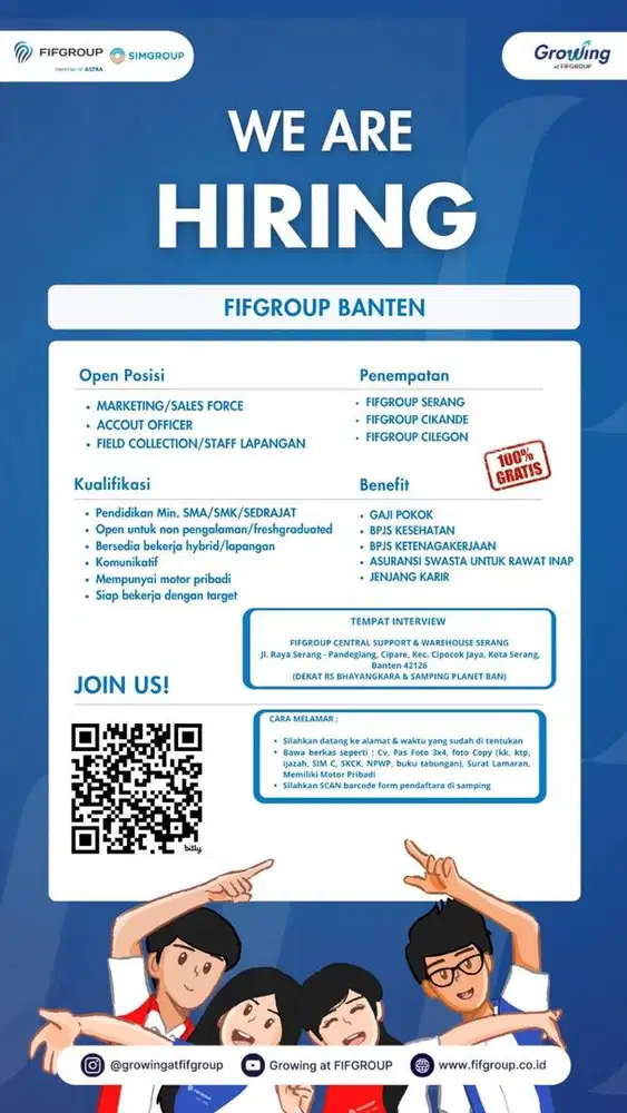 Lowongan Satpam & Pekerja Lapangan