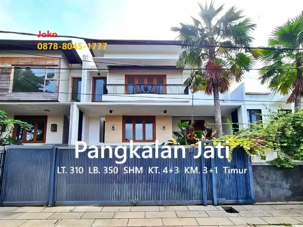 Rumah komplek Elit dkt Lapangan Golf Pangkalan Jati, Cinere, Depok