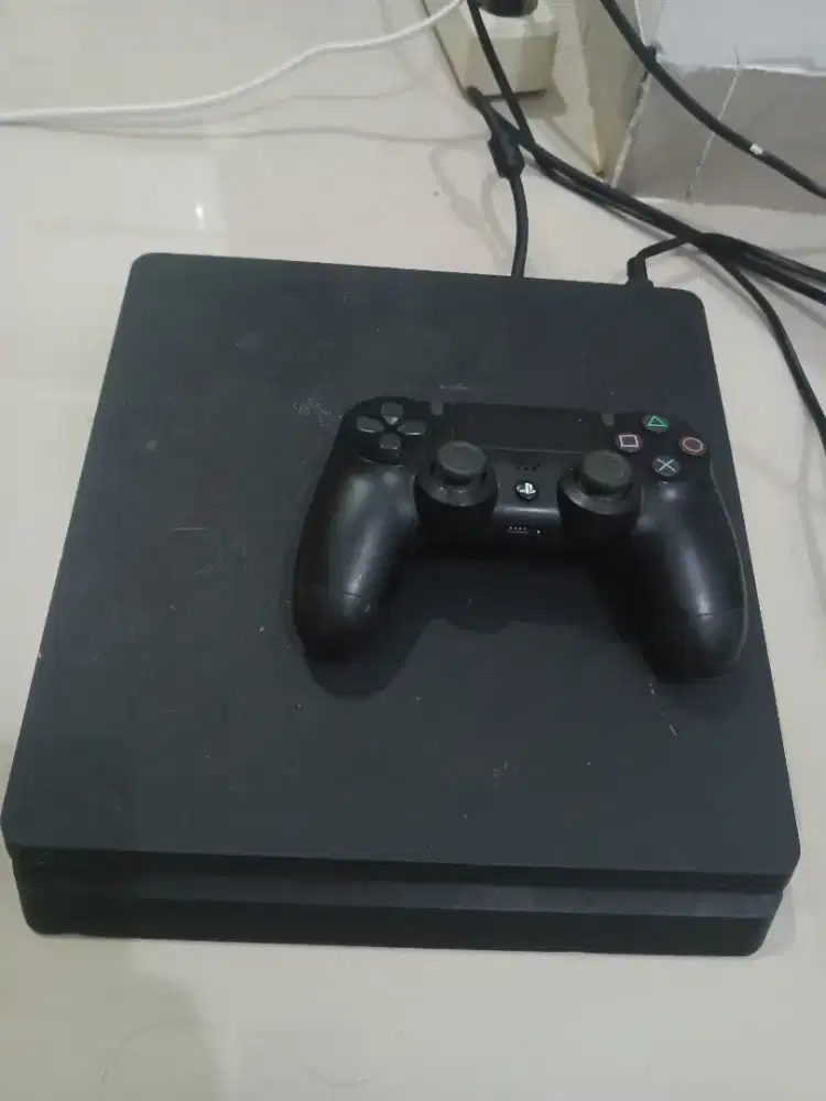PS4 SLIM 1TB Original firmware Seri CUH 2218B + Stick 1 ori mesin