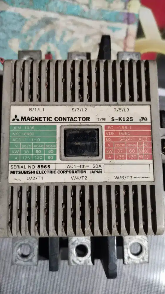 Kontaktor mitsubishi type S K125