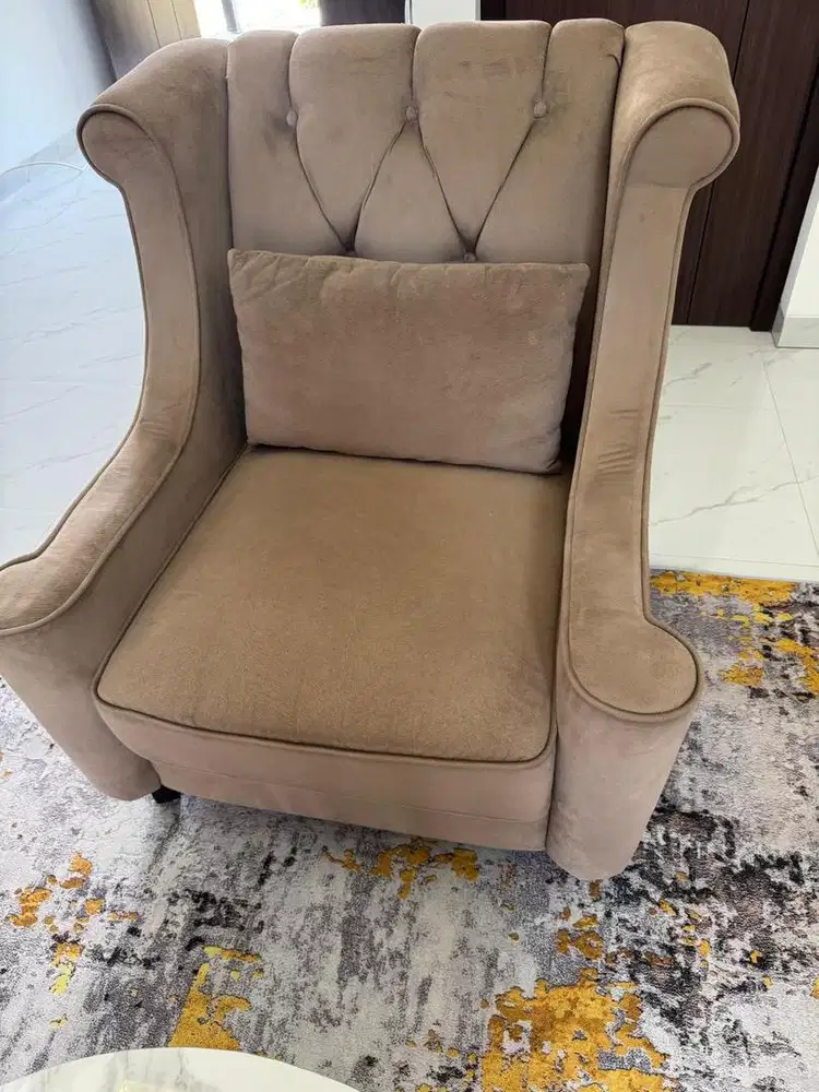 DIJUAL SOFA 2 SEATS + 1 SEAT + 1 MEJA