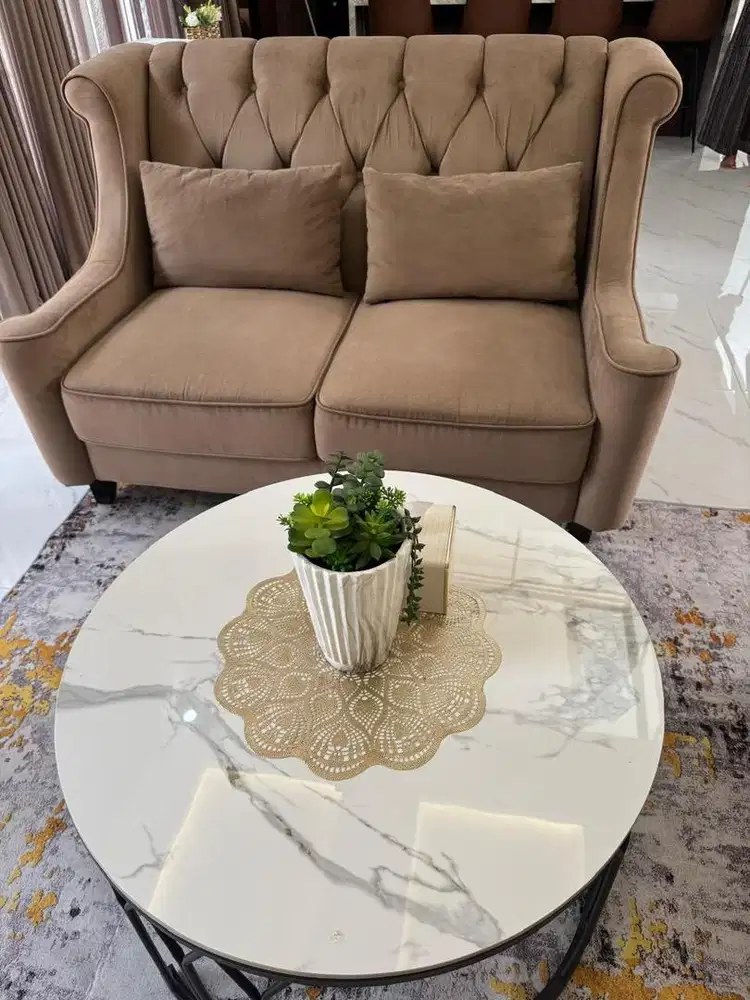 DIJUAL SOFA 2 SEATS + 1 SEAT + 1 MEJA