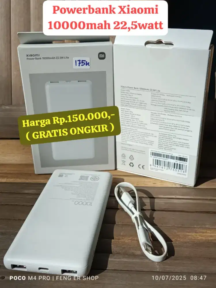 Powerbank Original Xiaomi 10000mah ( GRATIS ONGKIR )