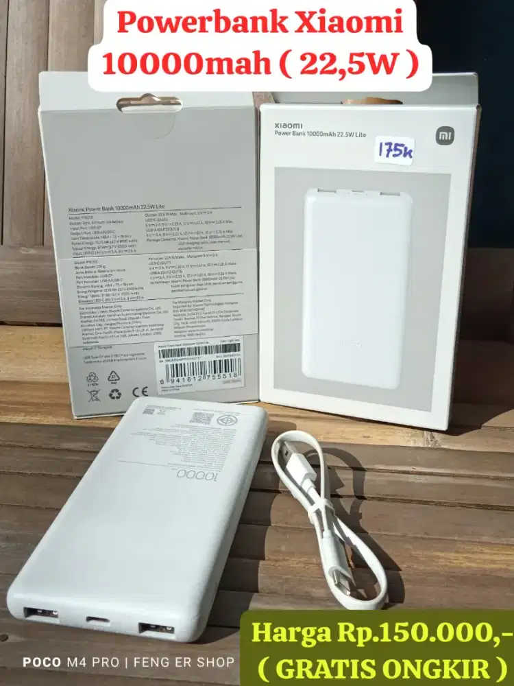 Powerbank Xiaomi 10000mah 22,5watt ( GRATIS ONGKIR  )