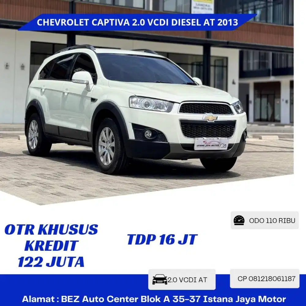 CHEVROLET CAPTIVA 2.0 VCDI Diesel AT 2013 Putih