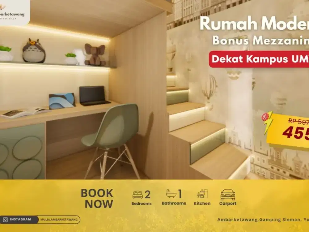 Dijual Rumah  Dekat Pasar Hewan Gamping Ambarketawang