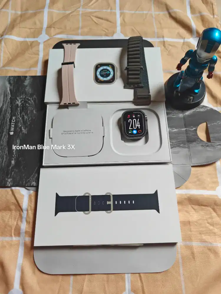 Apple Watch iWatch Ultra 1 BH 94 Titanium 49mm GPS Cell Fullset