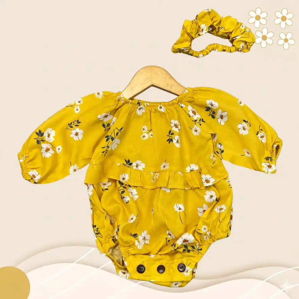 Romper purla usia 0-12bulan