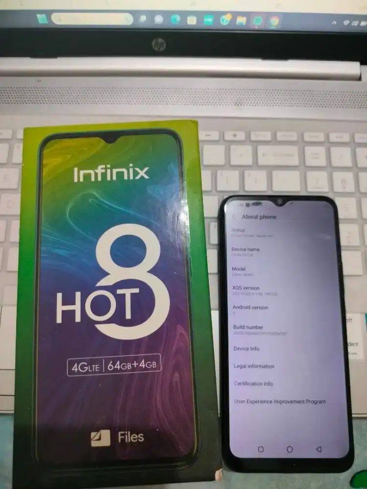 Infinix HOT 8 Android 10 HOT8 PRO Handphone Smartphone HP Tablet 4/64