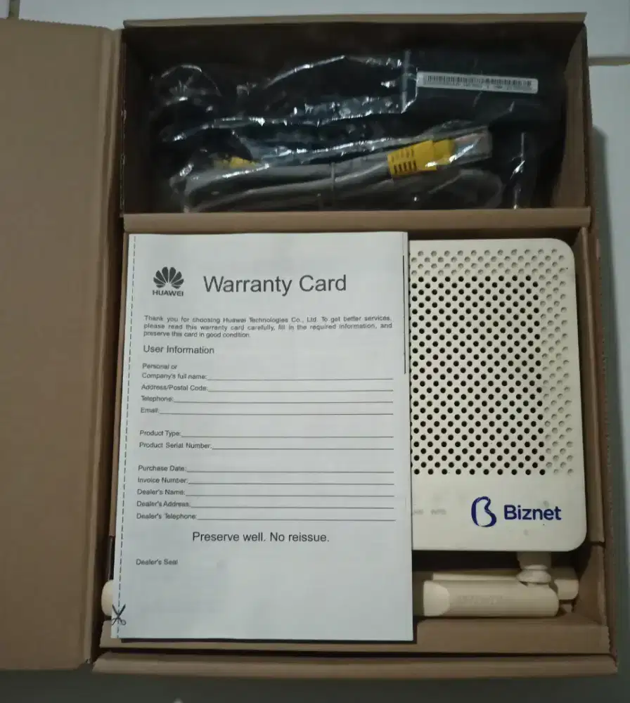 [ HUAWEI ] MODEM WIFI BEKAS PAKAI FULLSET.