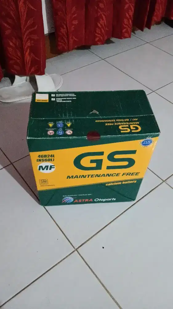 Aki GS 46B24L (NS60L) kondisi Baru...