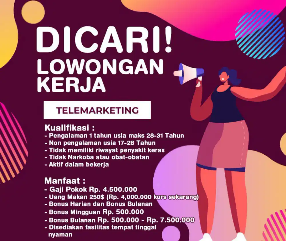 TELEMARKETING ADMIN