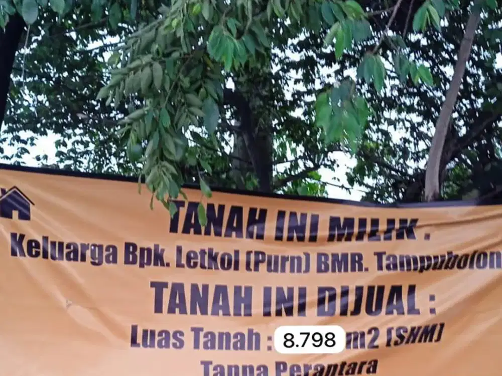 Dijual Cepat Tanah kosong Pinggir Jalan Besar langsung pemilik