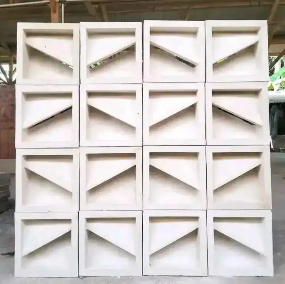 Loster beton minimalis buat pagar