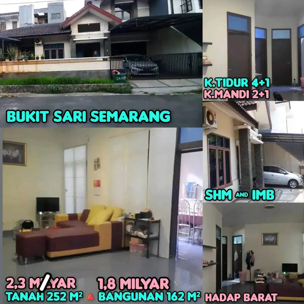 Rumah di Bukit Sari Kota Semarang, Siap Huni