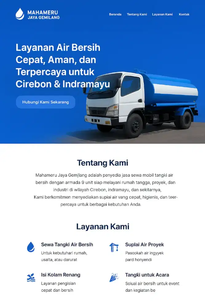 Penyediaan jasa transportasi air