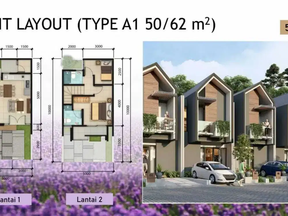 Rumah Baru Cluster Puri Botanical di joglo, dekat Tol, RS, Mall, Kampu