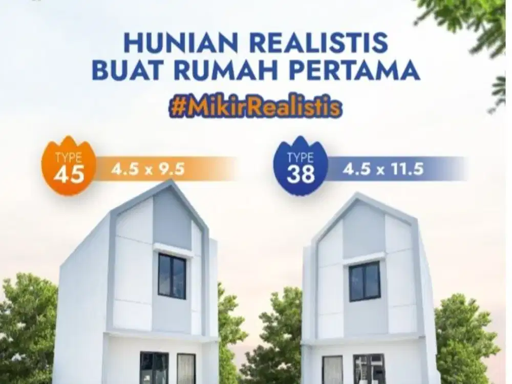 Rumah milenial 2 lantai