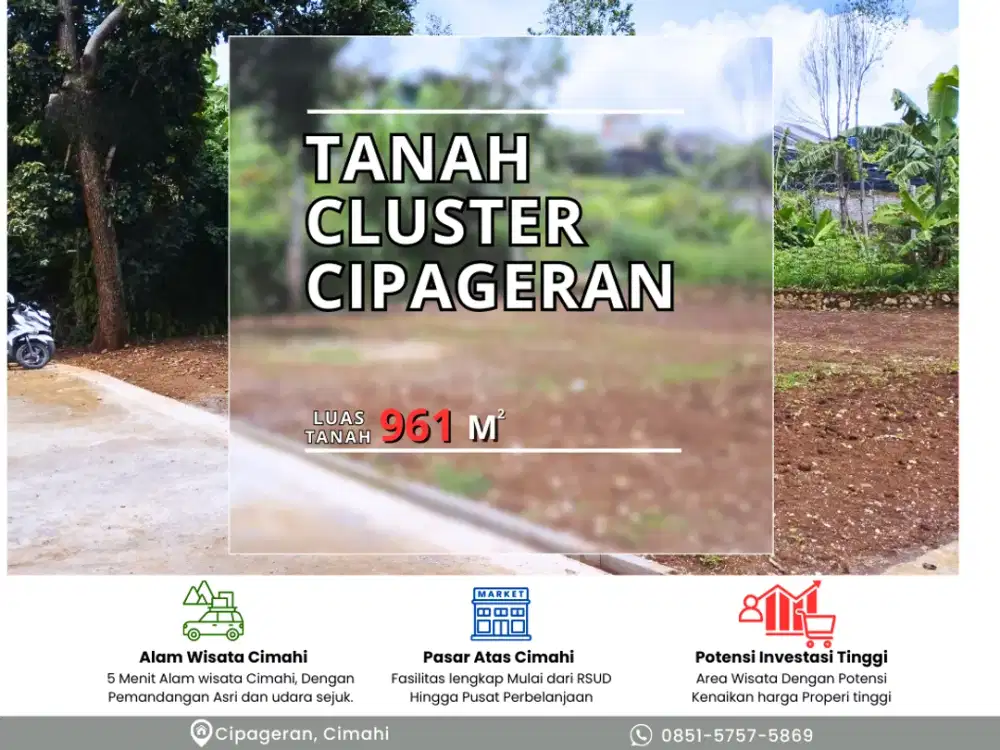 Tanah Murah Area Cipageran Cimahi