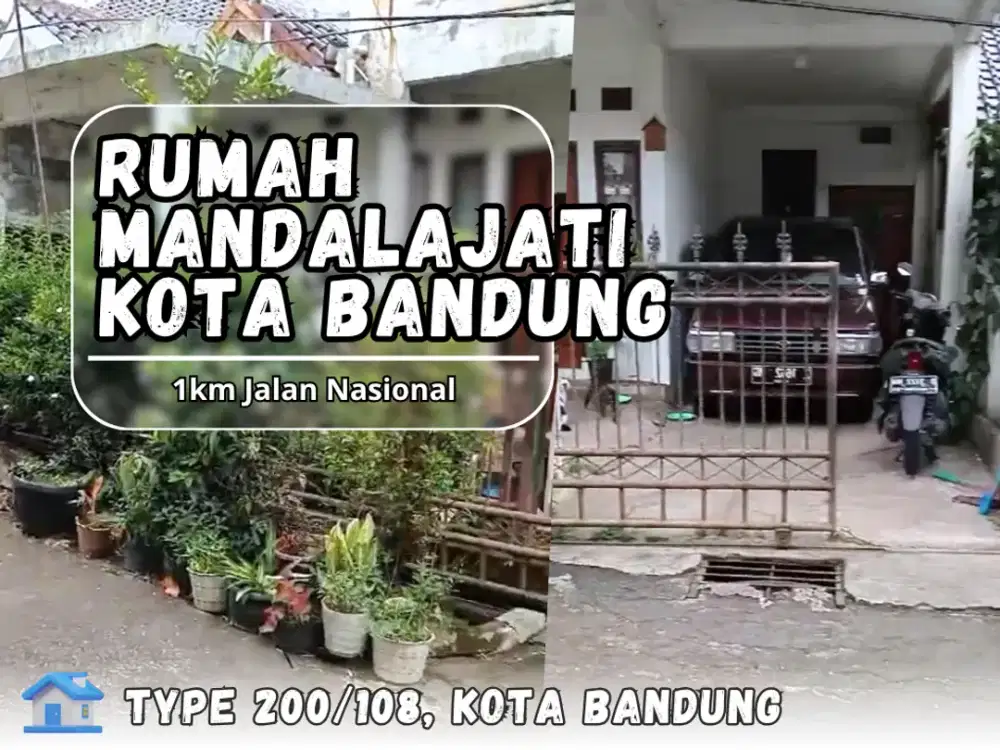 Rumah 2 Lantai SHM Bumi Pasundan Bandung – Strategis & Bebas Banjir