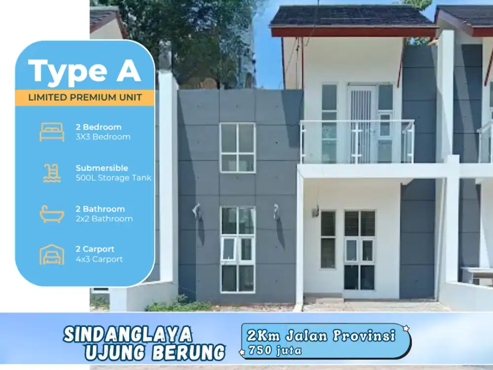 Rumah Modern Sindanglaya Ujung Berung – Dekat Jalan Provinsi