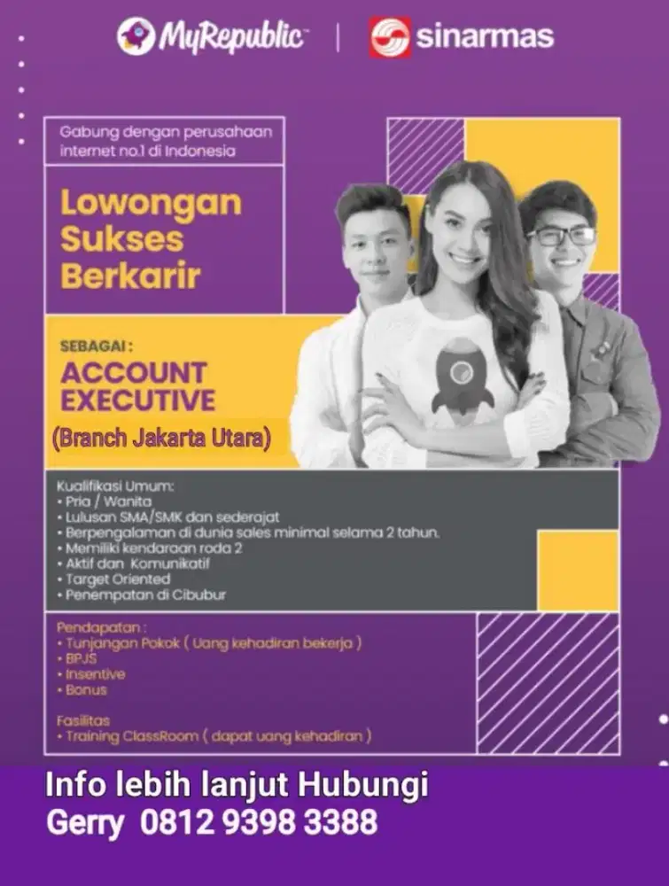 Sales Provider internet myrepublic