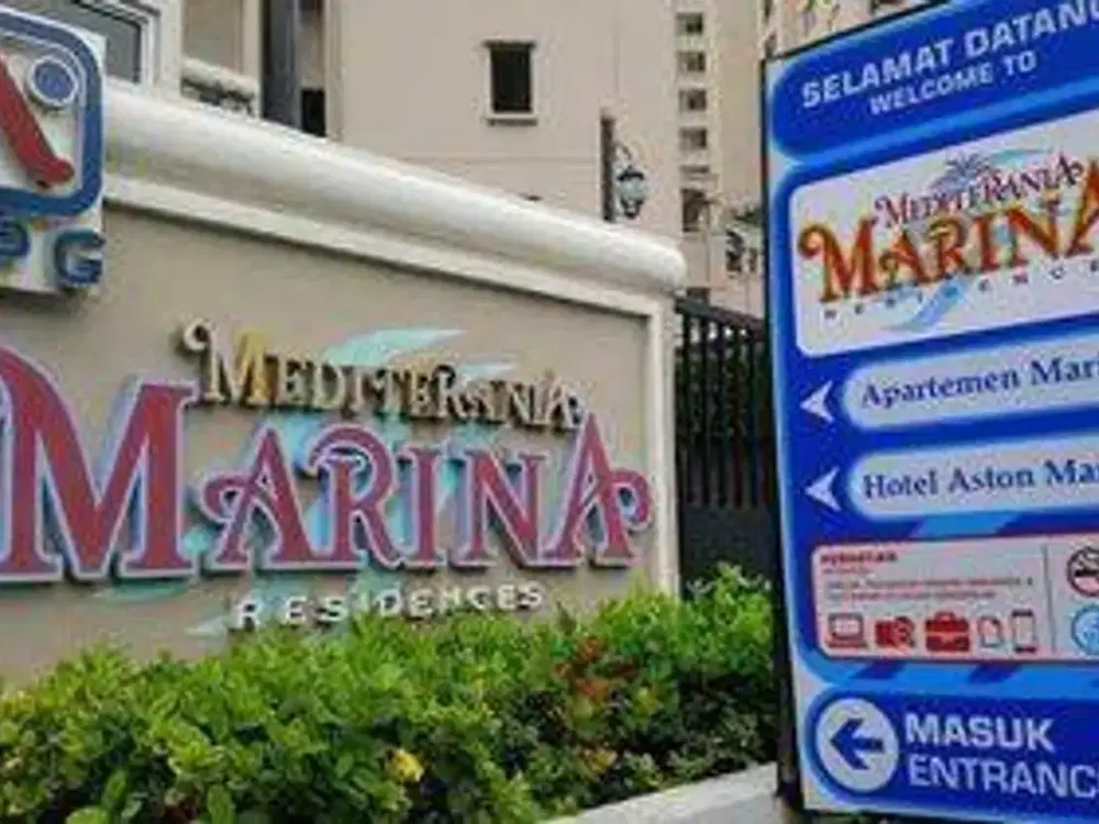 Dijual Apartemen 2 BR Di Mediterania Marina Ancol, Jakarta Utara