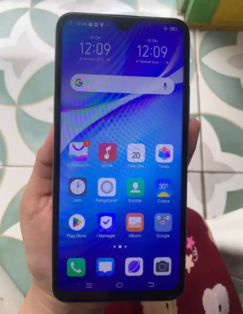 VIVO Y19 Original Resmi (RAM 6+2) / (128) Like New Bisa Tukar Tambah